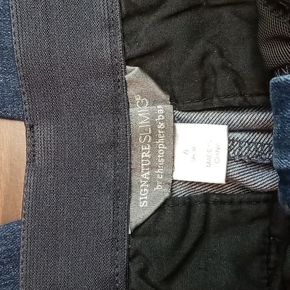 Signature Slimming by Christopher Banks Jeans Size 6 Short - Picture 4 of 4